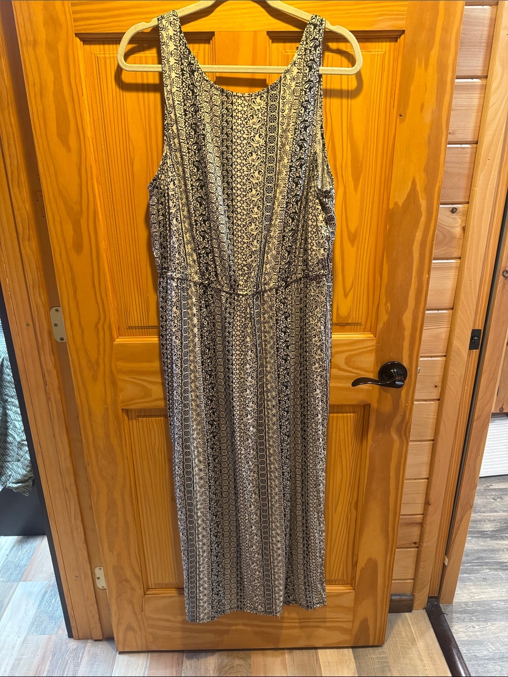 torrid Black and White Sleeveless Printed Maxi Dress